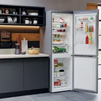 Frigider Hotpoint-Ariston HAFC8 TO32SX cu congelator jos 335 l / 191.2 cm / Inox photo 8