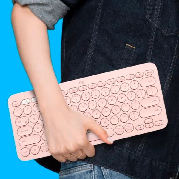 Клавиатура Logitech K380 Беспроводные/ Rose photo 7 Клавиатура Logitech K380 Беспроводные/ Rose photo 7
