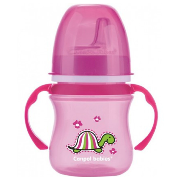 Sticluță Canpol 35/ 207 120 ml 6 luni/ Silicon, plastic/ Blue photo 3 Sticluță Canpol 35/ 207 120 ml 6 luni/ Silicon, plastic/ Blue photo 3
