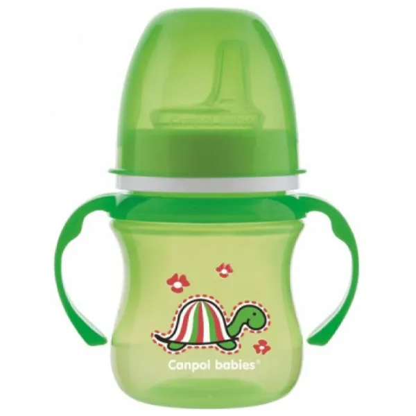 Sticluță Canpol 35/ 207 120 ml 6 luni/ Silicon, plastic/ Blue photo 4 Sticluță Canpol 35/ 207 120 ml 6 luni/ Silicon, plastic/ Blue photo 4
