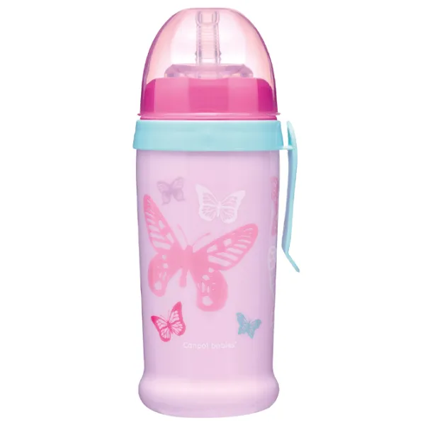 Sticluță cu pai Canpol 56/ 515 350 ml 12 luni/ Silicon, plastic/ Blue photo 3 Sticluță cu pai Canpol 56/ 515 350 ml 12 luni/ Silicon, plastic/ Blue photo 3