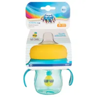 Sticluță Canpol 57/ 303 150 ml 3 luni/ Silicon, plastic/ Blue photo 3