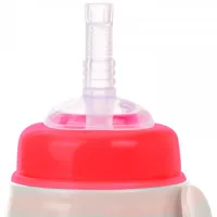 Sticluță cu pai Canpol 56/ 510 350 ml 12 luni/ Silicon, plastic/ White photo 4