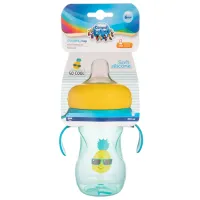 Sticluță Canpol 57/ 304 270 ml 6 luni/ Silicon, plastic/ Blue photo 3