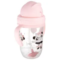 Sticluță cu pai Canpol 56/ 606 270 ml 6 luni/ Plastic/ Gray photo 3