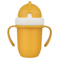 Sticluță Canpol 56/ 522 210 ml 9 luni/ Silicon, plastic/ Yellow photo 2