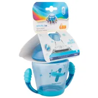 Sticluță Canpol 56/ 502 230 ml 9 luni/ Silicon, plastic/ Blue photo 3