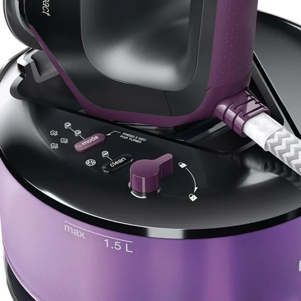 Fier de călcat Braun CareStyle Compact IS2144BK Cu generator de aburi/ 2400 W/ Black photo 4