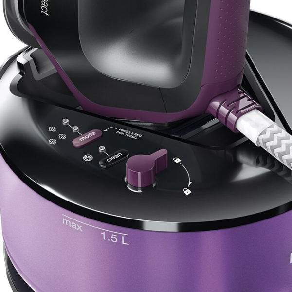 Fier de călcat Braun CareStyle Compact IS2144BK Cu generator de aburi/ 2400 W/ Black photo 4