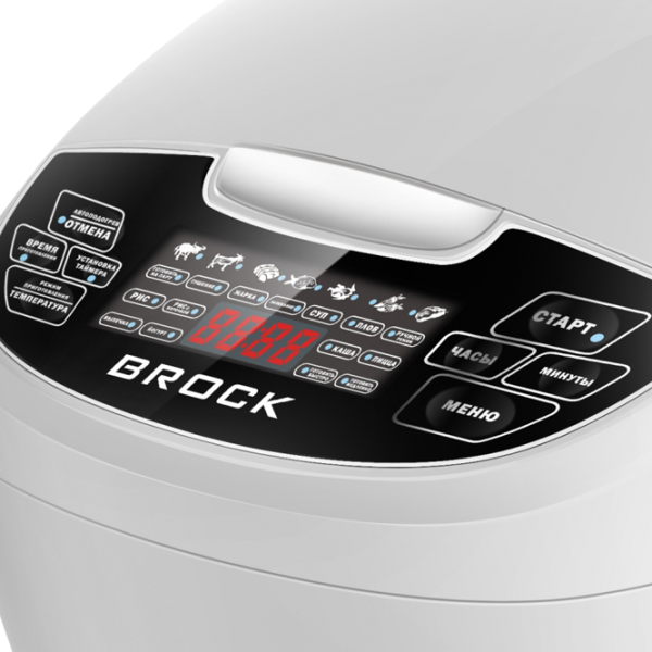 Мультиварка Brock MC5104W 860 Вт/ Белый photo 2