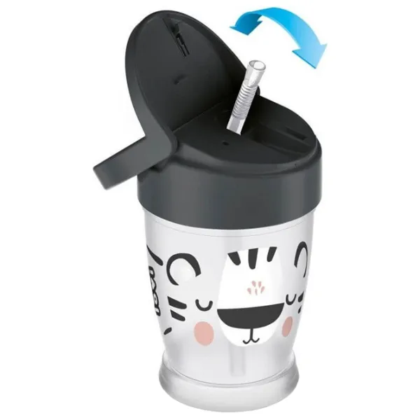 Sticluță cu pai Canpol 35/ 356 250 ml 14 luni/ Silicon, plastic/ White photo 2 Sticluță cu pai Canpol 35/ 356 250 ml 14 luni/ Silicon, plastic/ White photo 2