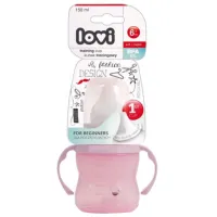 Sticluță Canpol 35/ 300 150 ml 6 luni/ Polipropilenă/ Pink photo 3