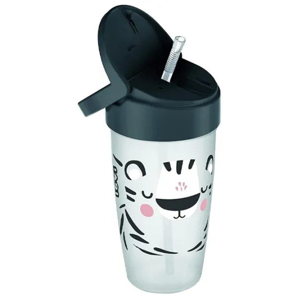 Sticluță cu pai Canpol 35/ 357 350 ml 14 luni/ Silicon, plastic/ White photo 2 Sticluță cu pai Canpol 35/ 357 350 ml 14 luni/ Silicon, plastic/ White photo 2