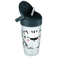 Sticluță cu pai Canpol 35/ 357 350 ml 14 luni/ Silicon, plastic/ White photo 2