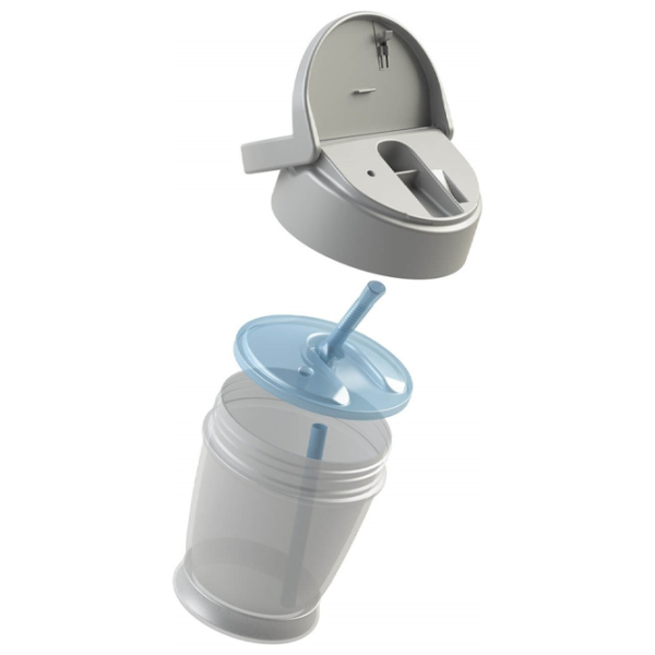 Sticluță cu pai Canpol 35/ 357 350 ml 14 luni/ Silicon, plastic/ White photo 3 Sticluță cu pai Canpol 35/ 357 350 ml 14 luni/ Silicon, plastic/ White photo 3