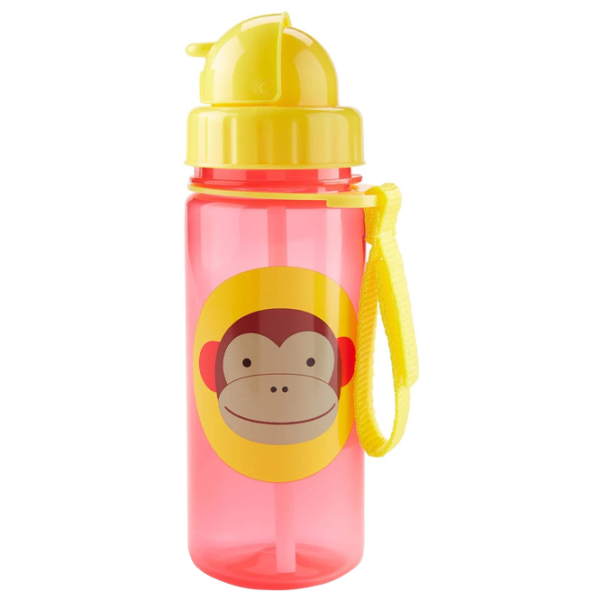 Sticluță cu pai Skip Hop Zoo Maimuța 384.5 ml 1 an/ Plastic/ Red photo 2 Sticluță cu pai Skip Hop Zoo Maimuța 384.5 ml 1 an/ Plastic/ Red photo 2