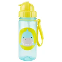 Sticluță cu pai Skip Hop Zoo Rechin 384.5 ml 1 an/ Plastic/ Blue photo 2