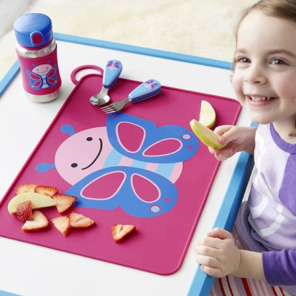 Sticluță cu pai Skip Hop Zoo Fluturaș 350 ml 1 an/ Oțel inoxidabil/ Purple photo 4 Sticluță cu pai Skip Hop Zoo Fluturaș 350 ml 1 an/ Oțel inoxidabil/ Purple photo 4