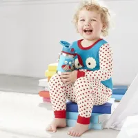 Sticluță cu pai Skip Hop Zoo Bufnița 350 ml 1 an/ Oțel inoxidabil/ Blue photo 3