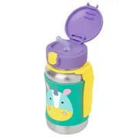Sticluță cu pai Skip Hop Zoo Unicorn 350 ml 1 an/ Oțel inoxidabil/ Green photo 2
