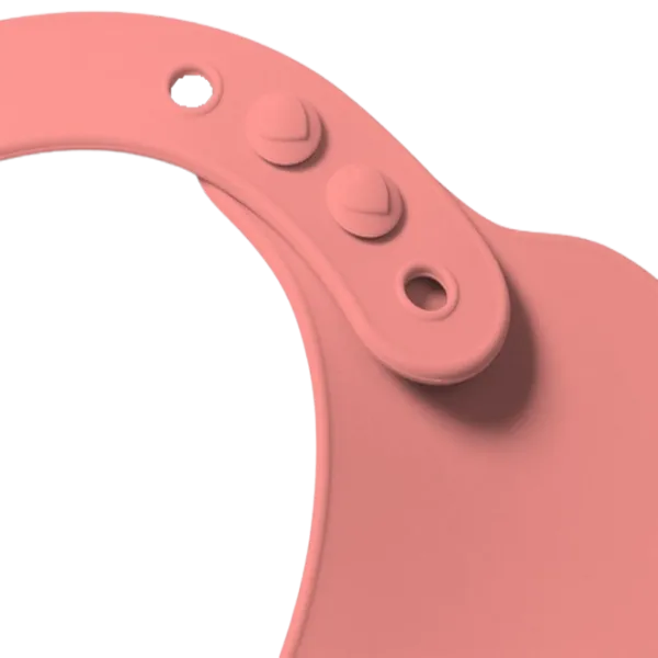 Bavetă BabyOno 0829/ 04 Clasică/ Silicon/ Pink photo 3