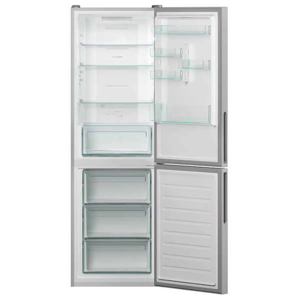 Frigider Candy CCE3T618FS cu congelator jos 342 l / 185 cm / Silver photo 5