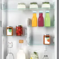 Frigider Candy CCE3T618FS cu congelator jos 342 l / 185 cm / Silver photo 6