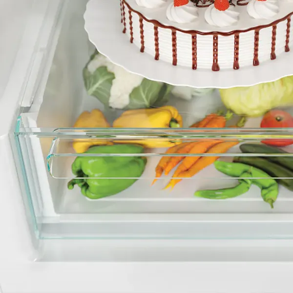 Frigider Candy CCE3T618FS cu congelator jos 342 l / 185 cm / Silver photo 7