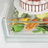Frigider Candy CCE3T618FS cu congelator jos 342 l / 185 cm / Silver photo 7