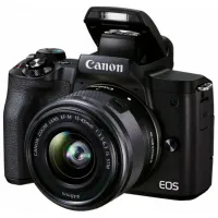 Cameră foto Canon EOS M50 Mark II & EF-M 15-45mm f/ 3.5-6.3 IS STM Kit + Vlogger Kit CMOS/ Black photo 8