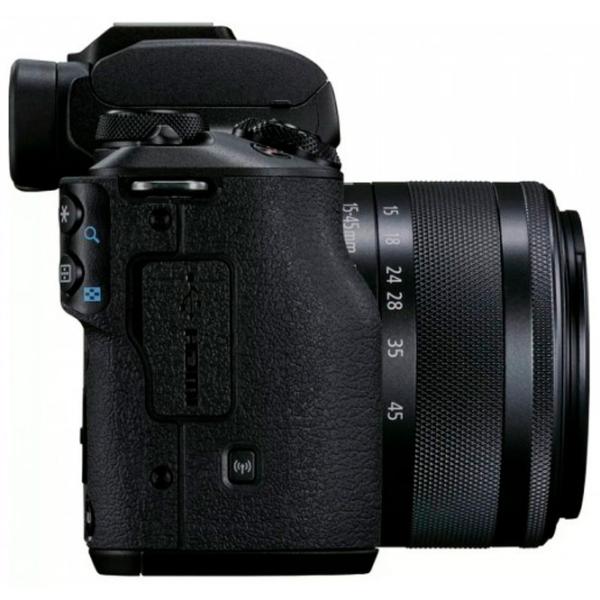 Фотоаппарат Canon EOS M50 Mark II & EF-M 15-45mm f/ 3.5-6.3 IS STM Kit CMOS/ Черный photo 4 Фотоаппарат Canon EOS M50 Mark II & EF-M 15-45mm f/ 3.5-6.3 IS STM Kit CMOS/ Черный photo 4