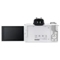 Cameră foto Canon EOS M50 Mark II & EF-M 15-45mm f/ 3.5-6.3 IS STM Kit CMOS/ White photo 5
