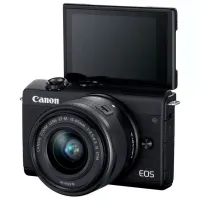 Cameră foto Canon EOS M200 & EF-M 15-45mm f/ 3.5-6.3 IS STM Kit + Streaming Kit CMOS/ Black photo 4