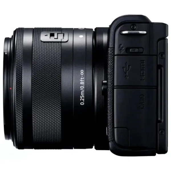 Фотоаппарат Canon EOS M200 & EF-M 15-45mm f/ 3.5-6.3 IS STM Kit + Streaming Kit CMOS/ Черный photo 5 Фотоаппарат Canon EOS M200 & EF-M 15-45mm f/ 3.5-6.3 IS STM Kit + Streaming Kit CMOS/ Черный photo 5