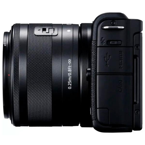 Фотоаппарат Canon EOS M200 & EF-M 15-45mm f/ 3.5-6.3 IS STM Kit + Streaming Kit CMOS/ Черный photo 5 Фотоаппарат Canon EOS M200 & EF-M 15-45mm f/ 3.5-6.3 IS STM Kit + Streaming Kit CMOS/ Черный photo 5