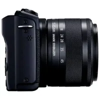 Cameră foto Canon EOS M200 & EF-M 15-45mm f/ 3.5-6.3 IS STM Kit + Streaming Kit CMOS/ Black photo 7