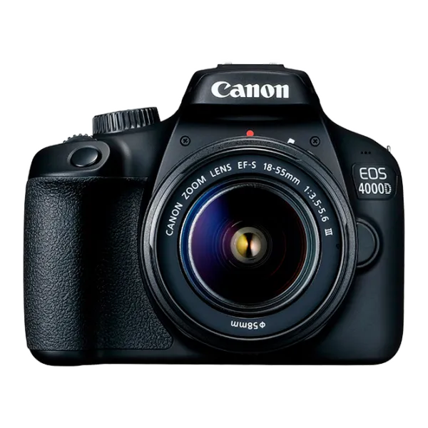 Фотоаппарат Canon EOS 4000D Kit + SB130 + SD-Card 16GB CMOS/ Черный photo 2 Фотоаппарат Canon EOS 4000D Kit + SB130 + SD-Card 16GB CMOS/ Черный photo 2