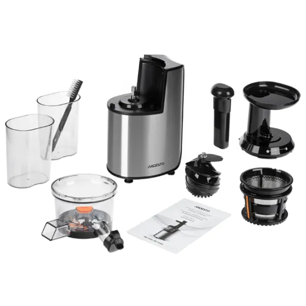 Storcator de fructe Ardesto JEG-1330S Cu melc/ 200 W/ Black Inox photo 4