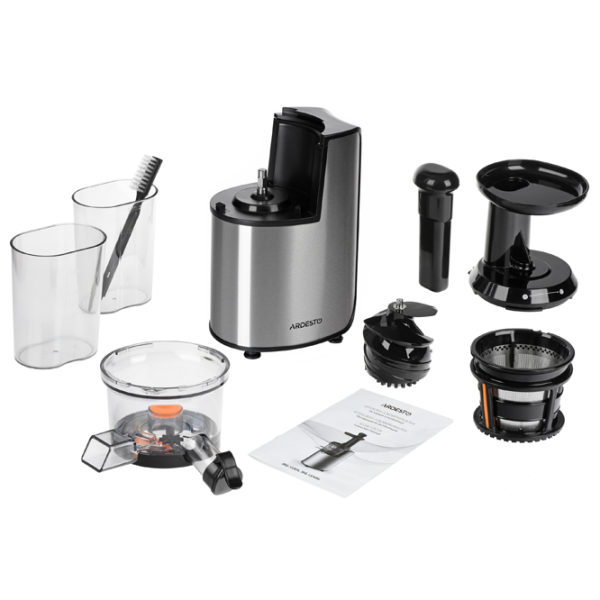 Storcator de fructe Ardesto JEG-1330S Cu melc/ 200 W/ Black Inox photo 4