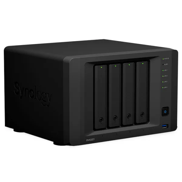 Сетевое хранилище Synology DVA3221 Черный photo 2