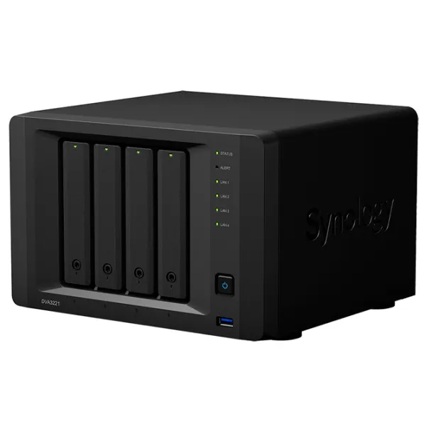 Сетевое хранилище Synology DVA3221 Черный photo 3