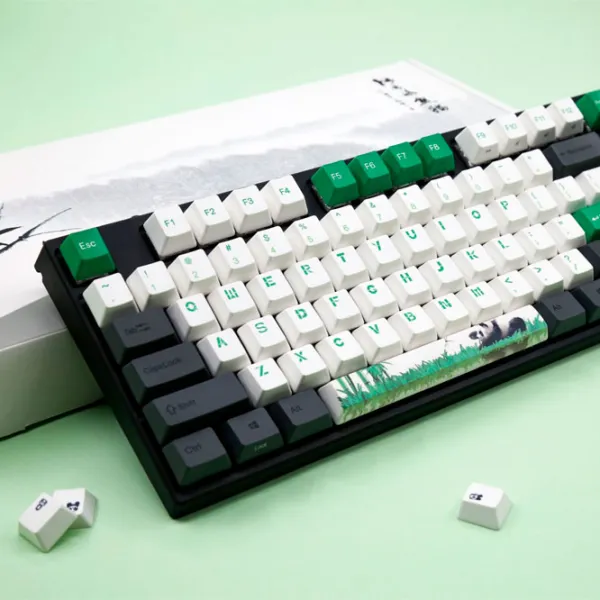 Tastatură Varmilo VA87M Panda R2 Cu fir/ Green photo 9