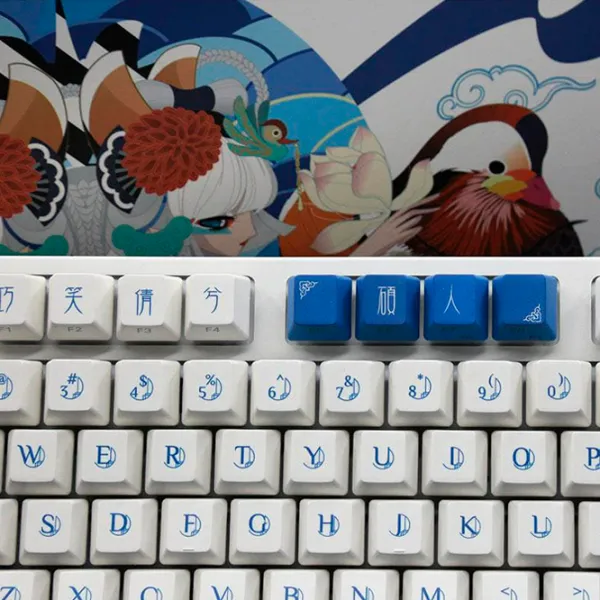 Клавиатура Varmilo VA87M Lovebirds-I Проводная/ Синий photo 3