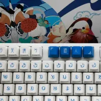 Tastatură Varmilo VA87M Lovebirds-I Cu fir / Blue photo 3