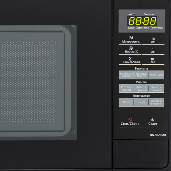 Cuptor cu microunde Panasonic NN-SB26MBZPE Standart/ 800 W/ Black photo 5