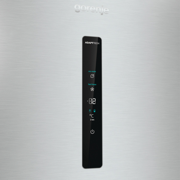 Frigider Gorenje NRK 61 DAXL4 cu congelator jos 326 l / 185 cm / Inox photo 6