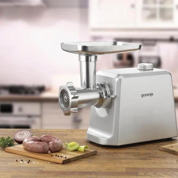 Mașină de tocat carne Gorenje MG2502SJX 2500 W/ 2.4 kg/ min/ Silver photo 4