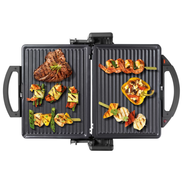 Электрогриль Bosch TFB3302V Контактный, Барбекю/ 1800 Вт/ Черный Стальной photo 3 Электрогриль Bosch TFB3302V Контактный, Барбекю/ 1800 Вт/ Черный Стальной photo 3