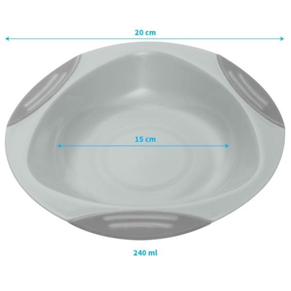 Farfurie BabyOno 1062/ 03 pentru băieți/ 6+/ Gray photo 5