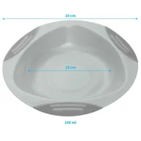 Farfurie BabyOno 1062/ 03 pentru băieți/ 6+/ Gray photo 5